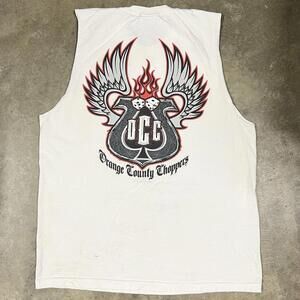 Vintage Orange County Choppers Sleeveless T Shirt Tank ODM tag Sz XL